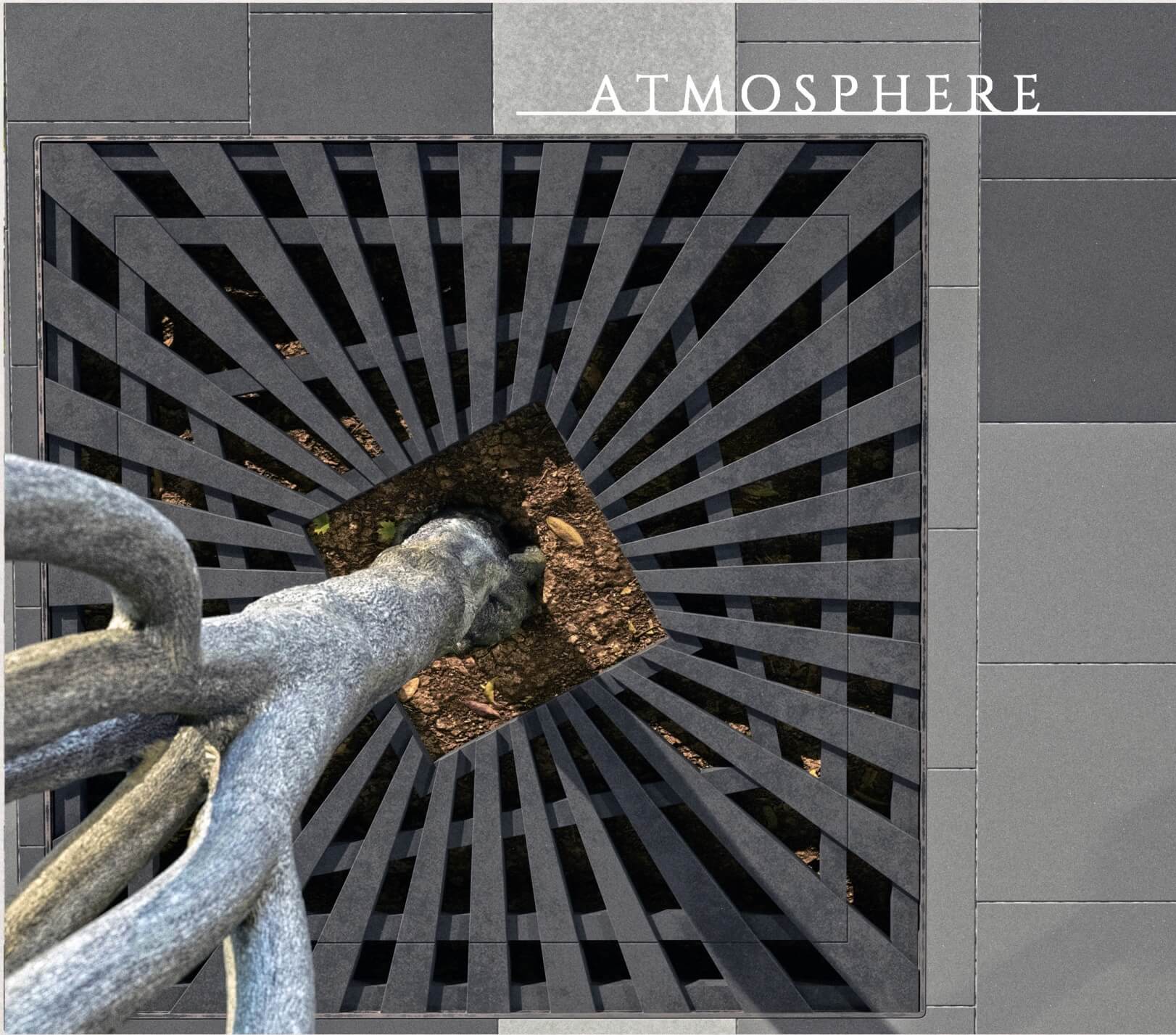 Приствольная решетка для дерева ZKING ATMOSPHERE 1.2х1.2м Черная в Нижнекамске фото