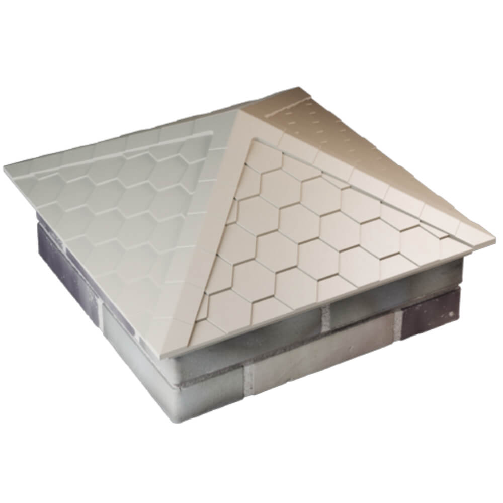 Колпак Zking Эверест Бежевый на столб 2х2 кирпича (535х535мм) Нижнекамск фото