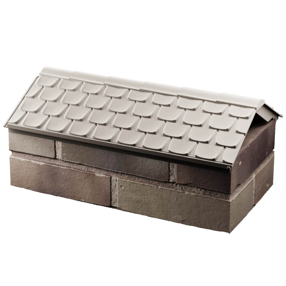 Парапет Zking Эльбрус Бежевый с посадкой на 1 кирпич (255мм) в Нижнекамске фото