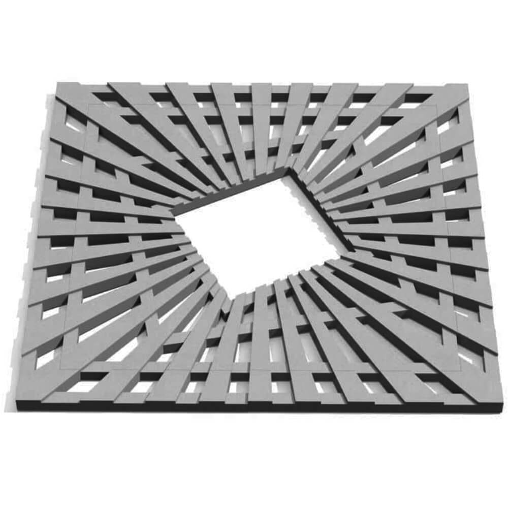 Приствольная решетка для дерева ZKING ATMOSPHERE 1.2х1.2м Серая Нижнекамск фото