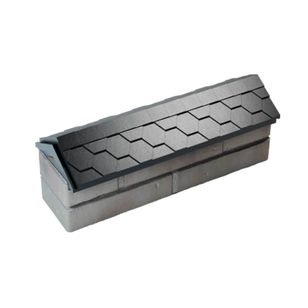 Парапет Zking Эверест Черный с посадкой на 0.5 кирпича (130мм) в Нижнекамске фото