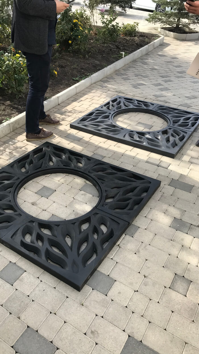 Приствольная решетка для дерева ZKING CRUST 1.2х1.2м Черная в Нижнекамске фото