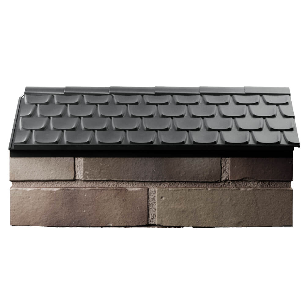 Парапет Zking Эльбрус Серый с посадкой на 1 кирпич (255мм) в Нижнекамске фото