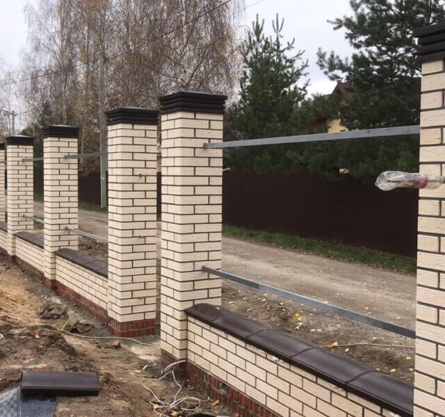 Колпак Zking Бона ХайТек Коричневый на столб 1.5х1.5 кирпича (385х385мм) в Нижнекамске фото