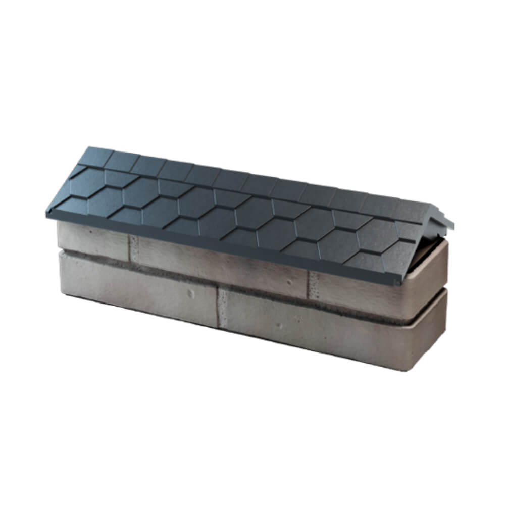 Парапет Zking Эверест Серый с посадкой на 0.5 кирпича (130мм) в Нижнекамске фото