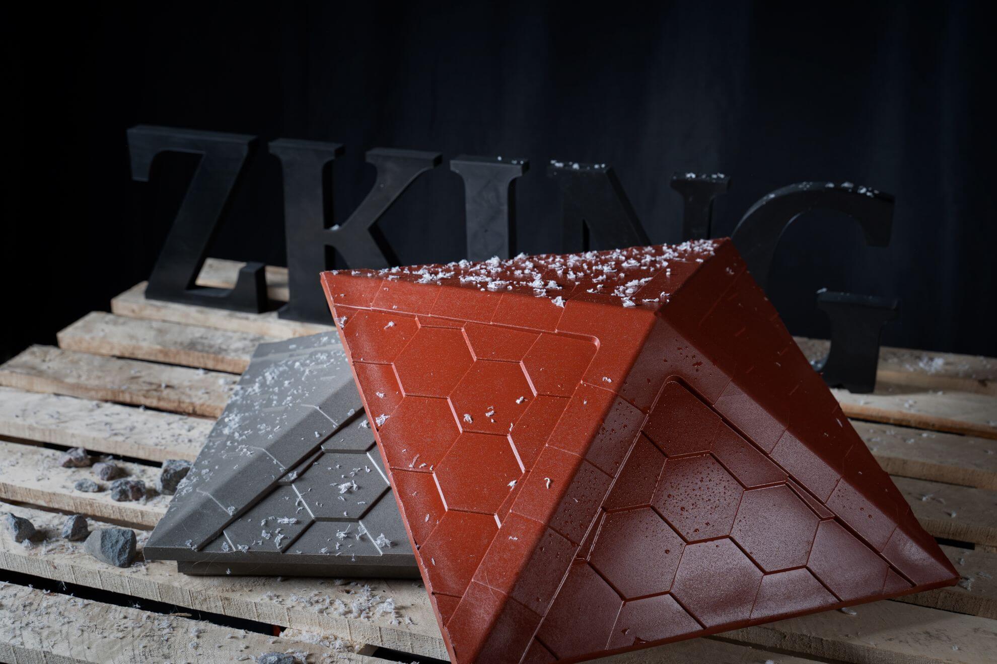 Колпак Zking Эверест Красный на столб 1.5х1.5 кирпича (390х390мм) в Нижнекамске фото