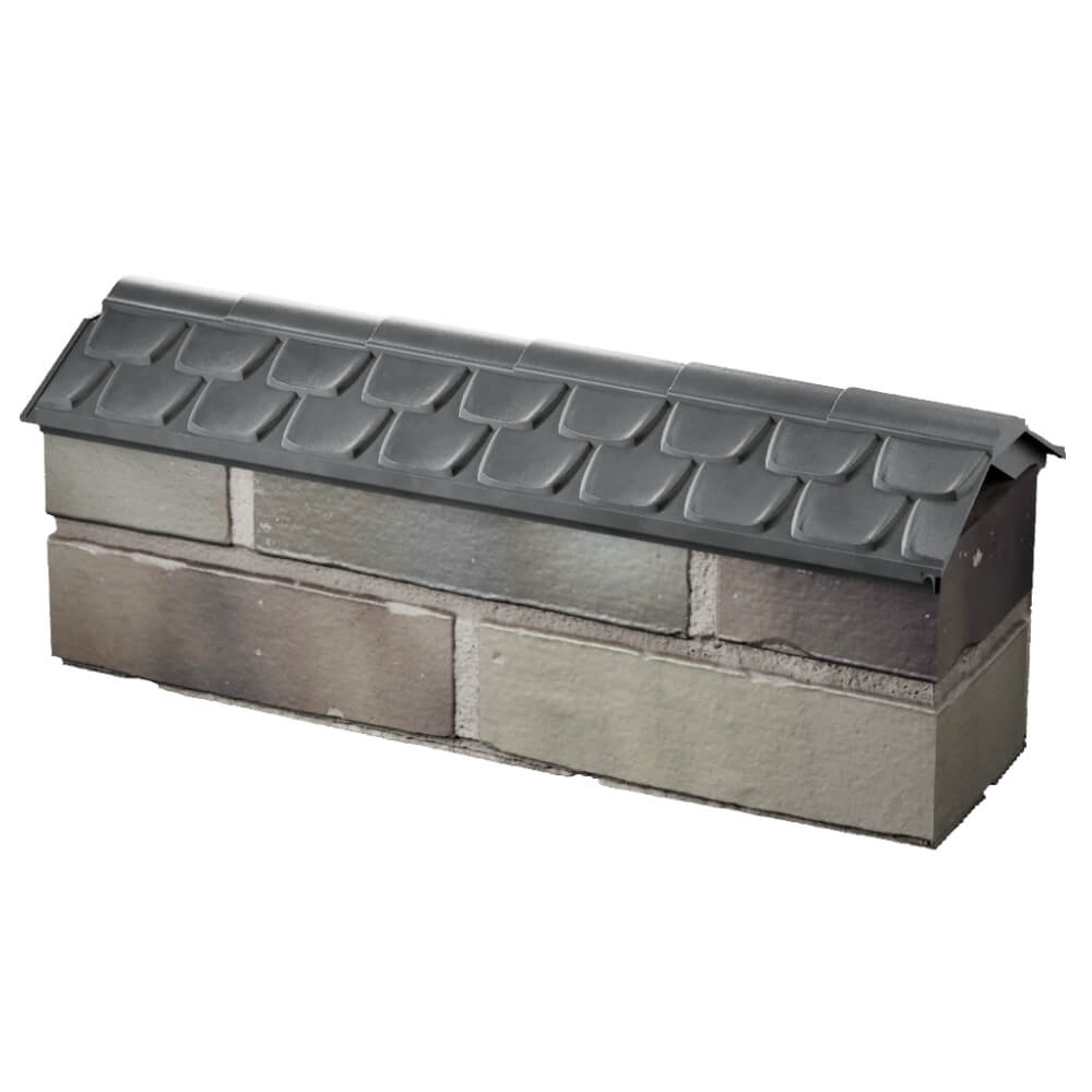 Парапет Zking Эльбрус Серый с посадкой на 0.5 кирпича (130мм) в Нижнекамске фото