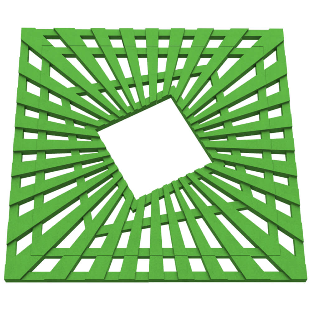 Приствольная решетка для дерева ZKING ATMOSPHERE 1.2х1.2м Зеленая в Нижнекамске фото