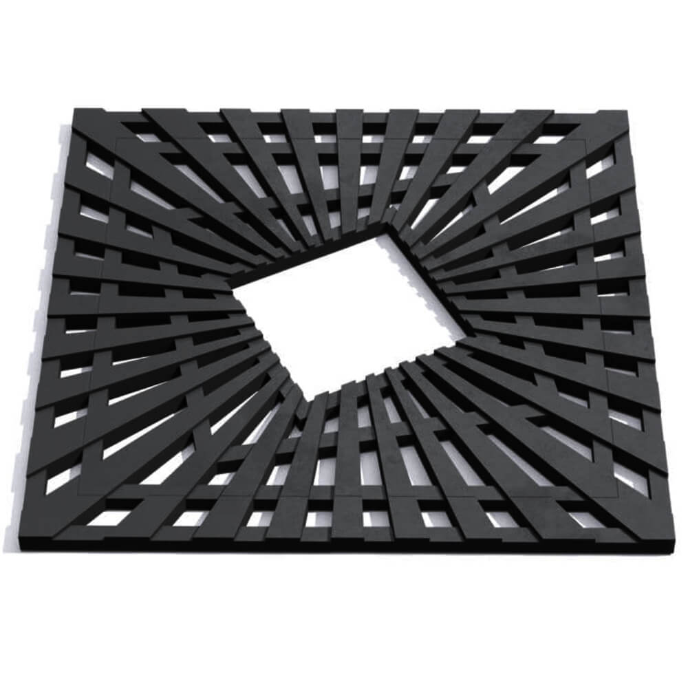 Приствольная решетка для дерева ZKING ATMOSPHERE 1.2х1.2м Черная Нижнекамск фото