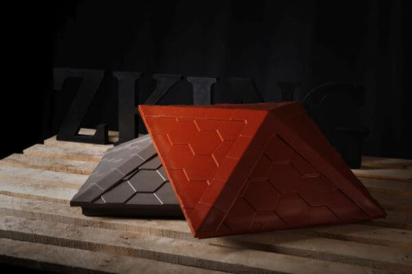 Колпак Zking Эверест Красный на столб 1.5х1.5 кирпича (390х390мм) в Нижнекамске фото