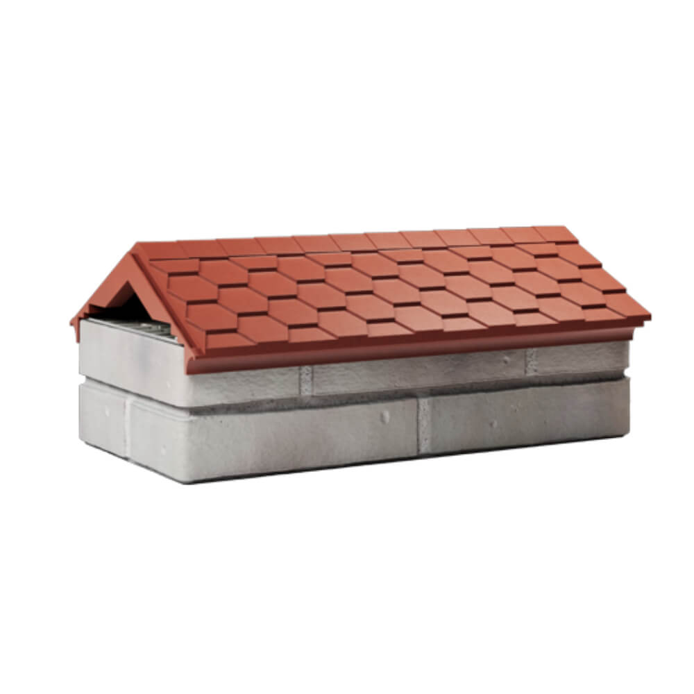 Парапет Zking Эверест Красный с посадкой на 1 кирпич (200/225/255мм) Нижнекамск фото