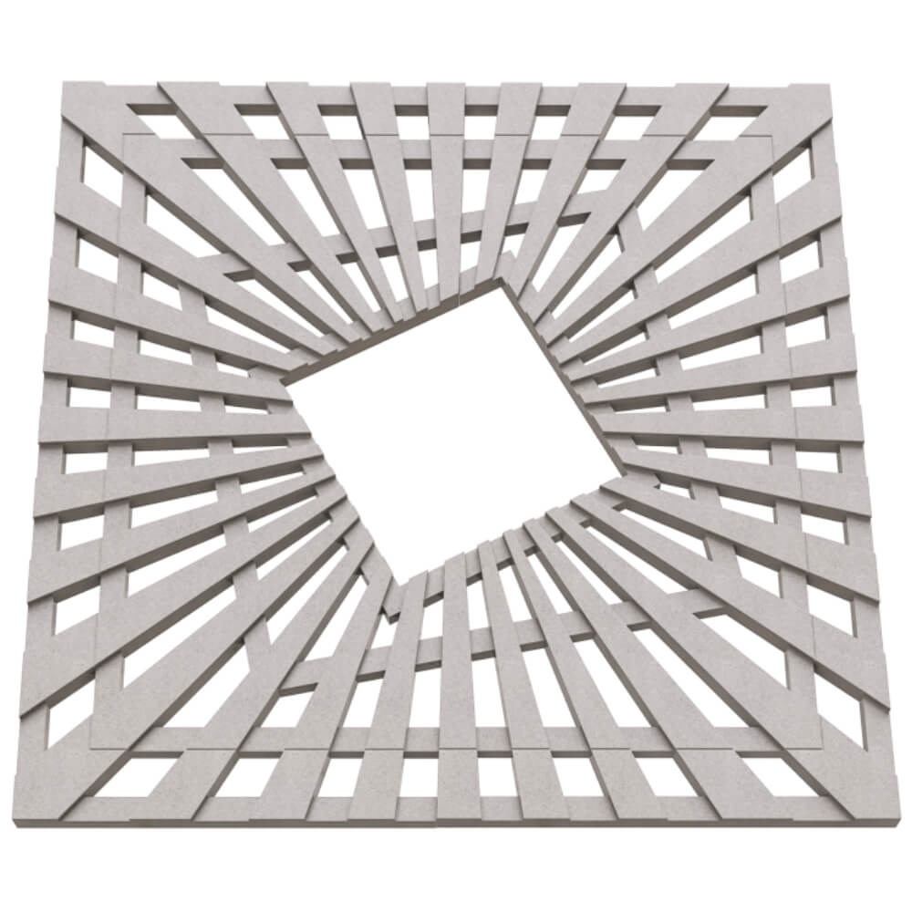 Приствольная решетка для дерева ZKING ATMOSPHERE 1.2х1.2м Бежевая в Нижнекамске фото