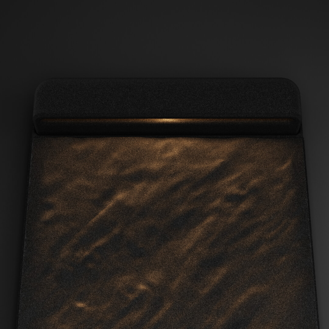 LED Светильник для шаговой плиты STONE Черный Сланец 330х75х98мм в Нижнекамске фото