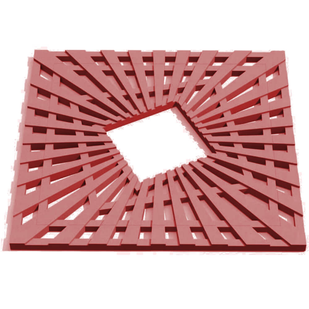 Приствольная решетка для дерева ZKING ATMOSPHERE 1.2х1.2м Красная Нижнекамск фото