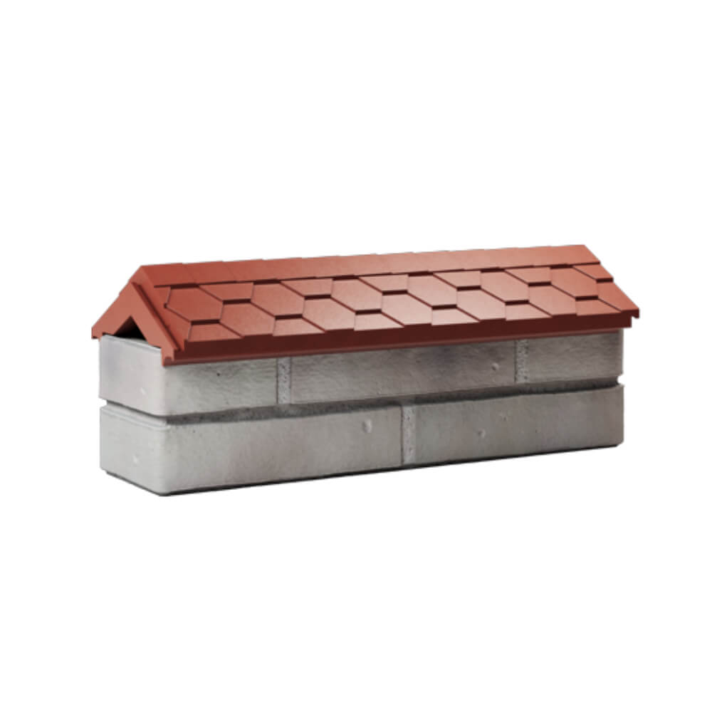 Парапет Zking Эверест Красный с посадкой на 0.5 кирпича (130мм) Нижнекамск фото