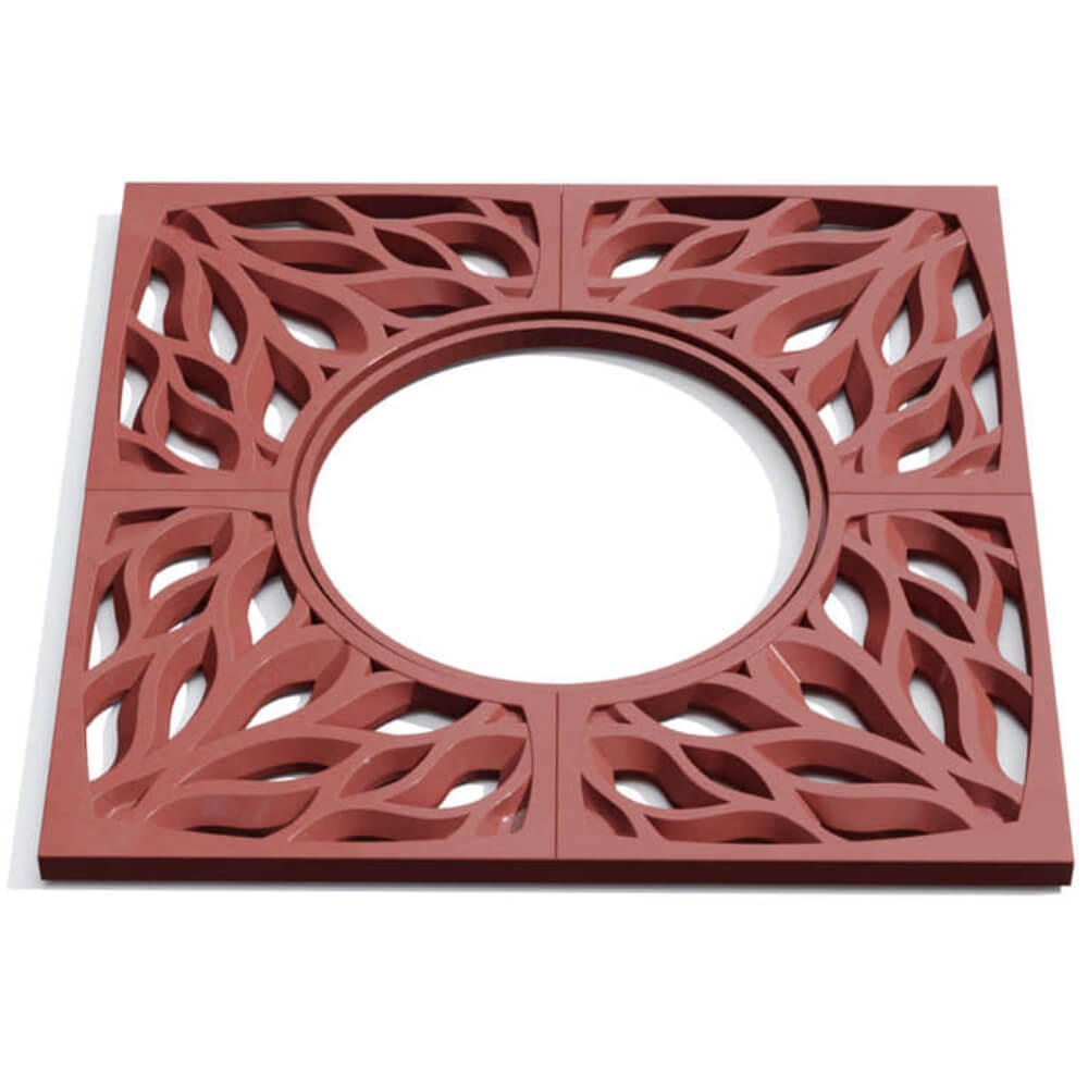 Приствольная решетка для дерева ZKING CRUST 1.2х1.2м Красная Нижнекамск фото