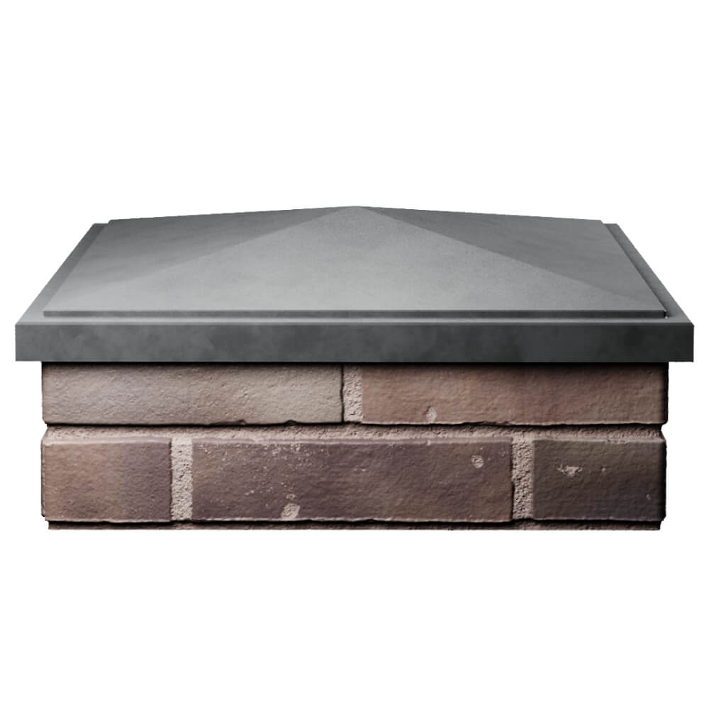 Колпак Zking БонаМоно Серый на столб 2х2 кирпича (515х515, 530х530мм) Нижнекамск фото