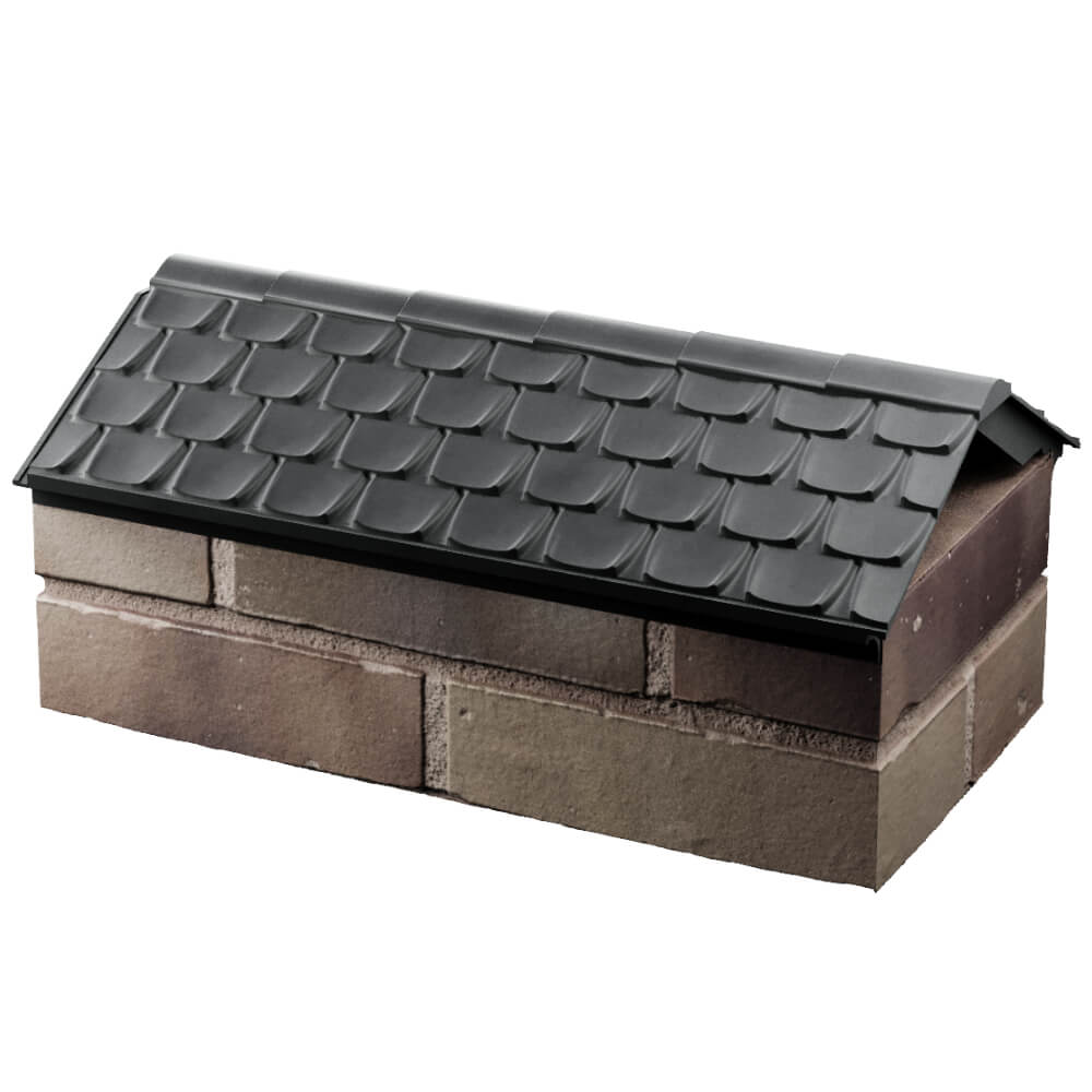 Парапет Zking Эльбрус Серый с посадкой на 1 кирпич (255мм) в Нижнекамске фото