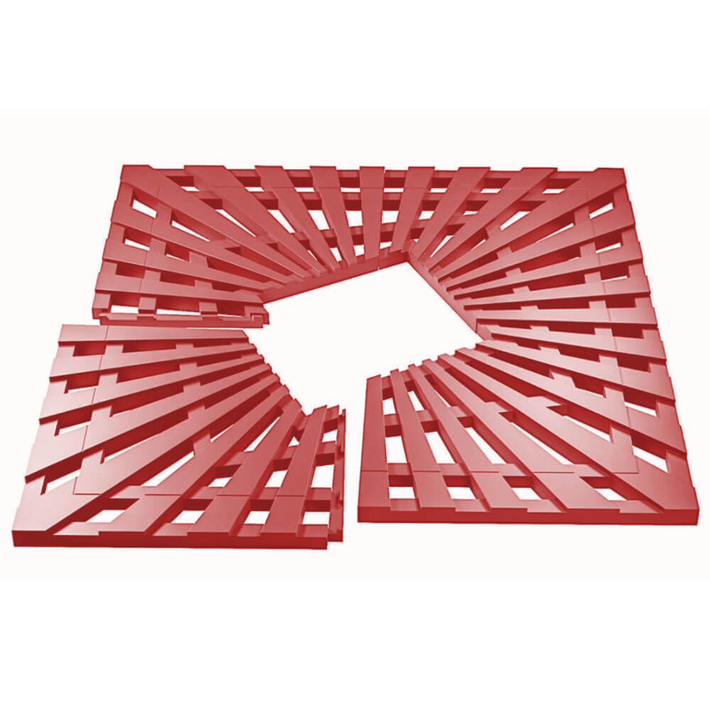 Приствольная решетка для дерева ZKING ATMOSPHERE 1.2х1.2м Красная в Нижнекамске фото