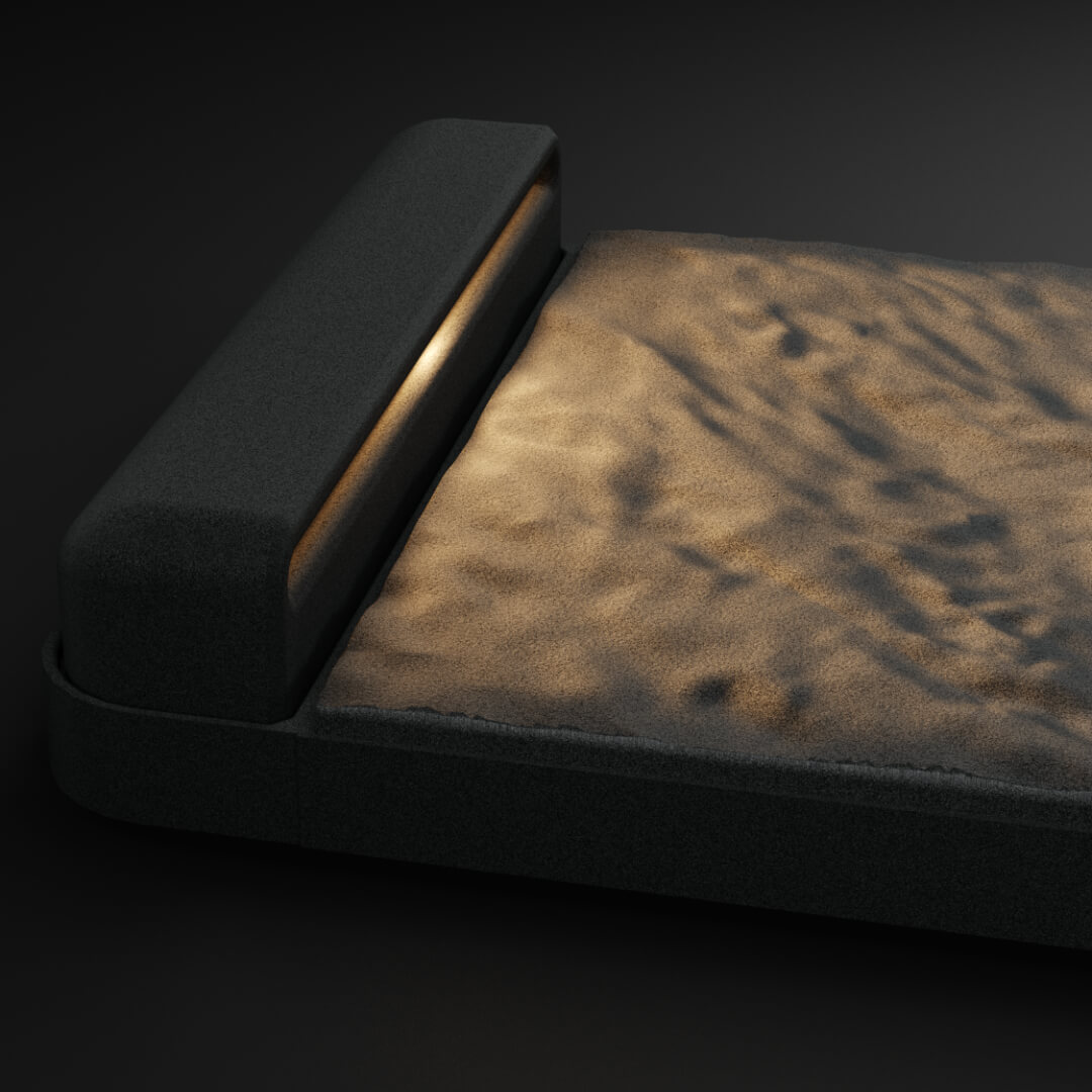 LED Светильник для шаговой плиты STONE Графитовый Серый 330х75х98мм Нижнекамск фото