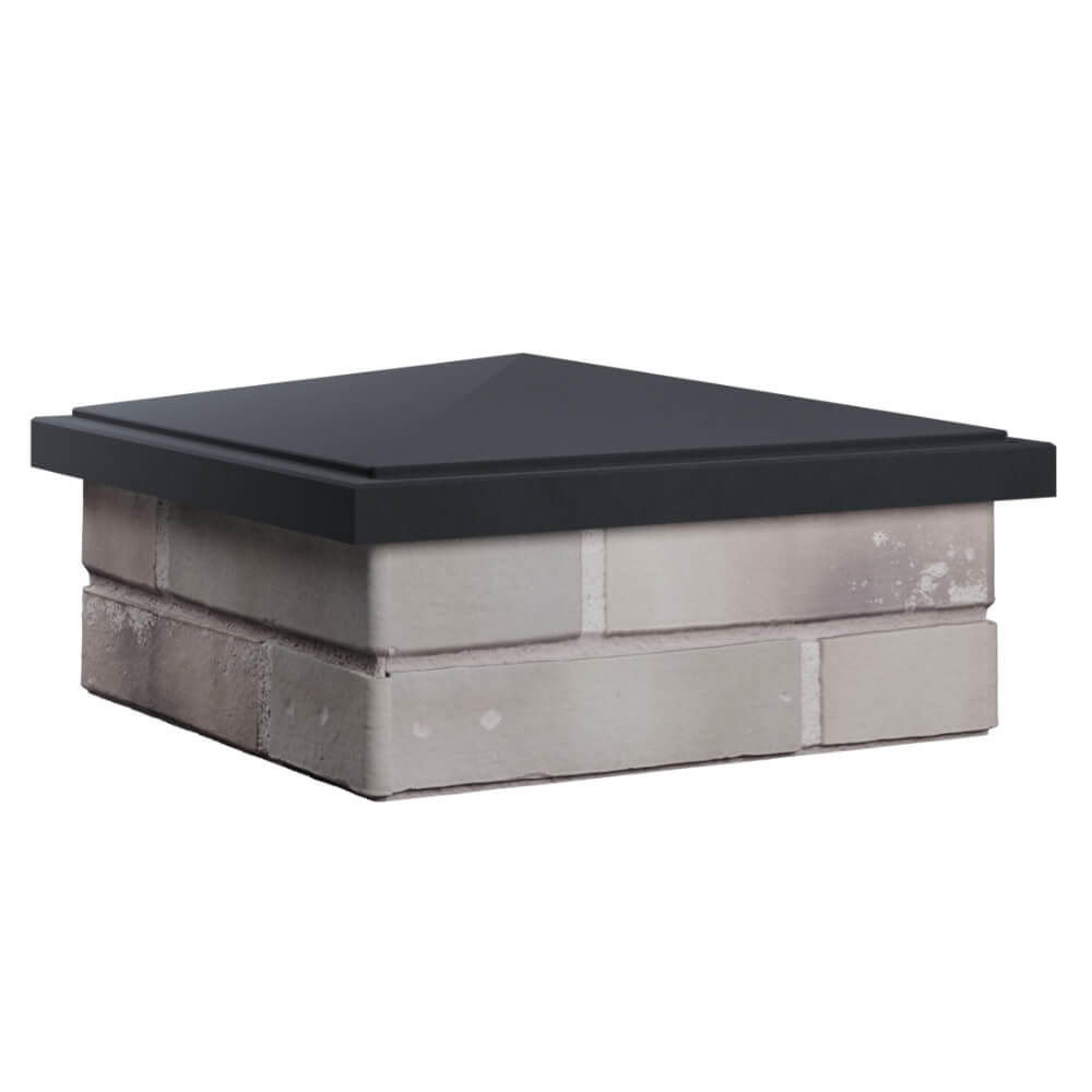 Колпак Zking БонаМоно Серый на столб 1.5х1.5 кирпича (385х385, 400х400мм) в Нижнекамске фото