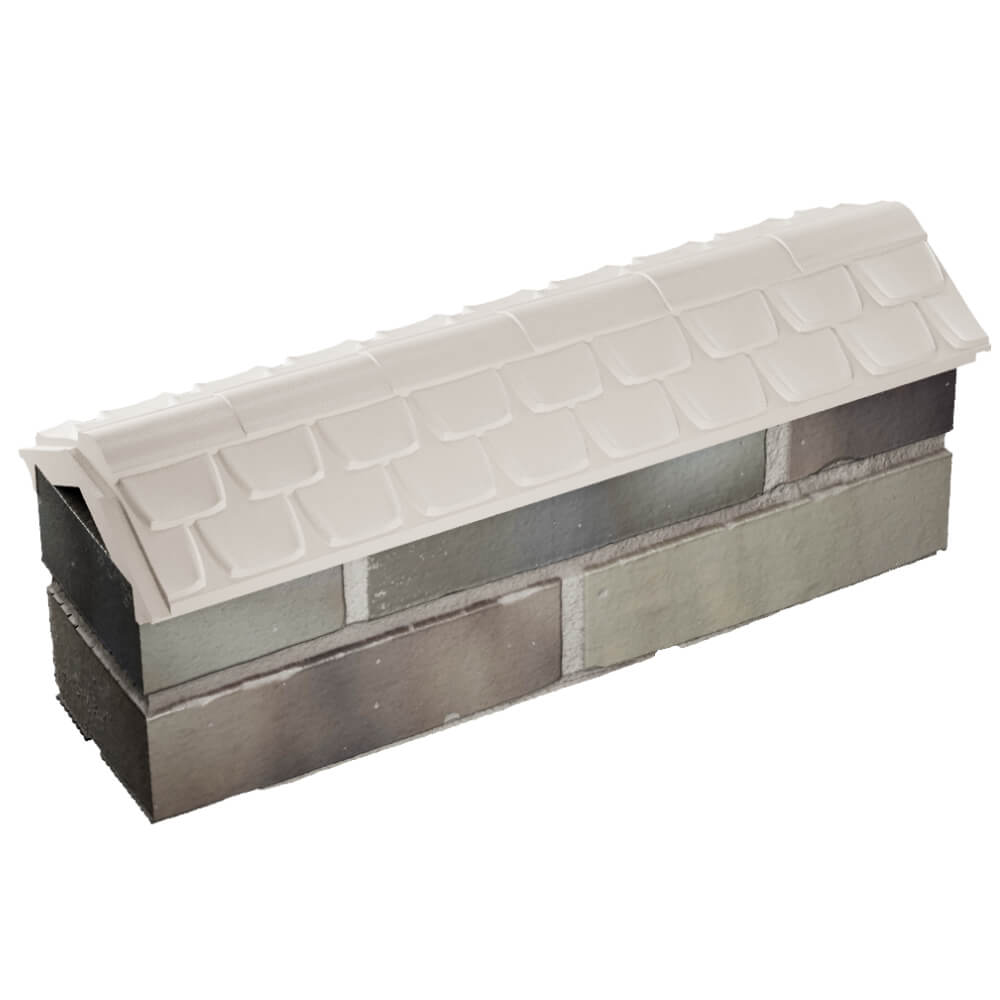 Парапет Zking Эльбрус Бежевый с посадкой на 0.5 кирпича (130мм) в Нижнекамске фото