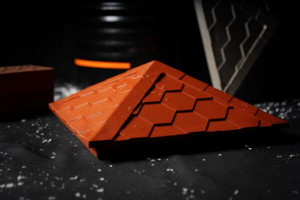 Колпак Zking Эверест Красный на столб 1.5х1.5 кирпича (390х390мм) в Нижнекамске фото