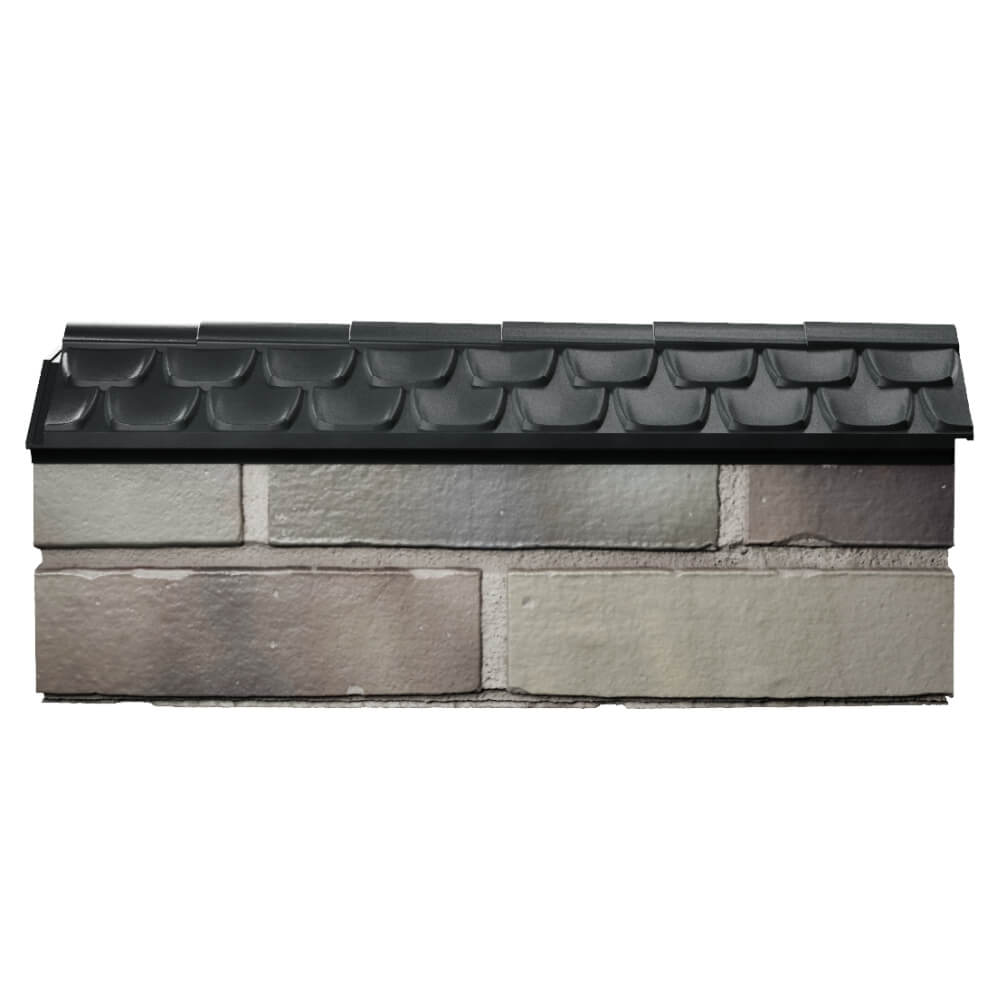 Парапет Zking Эльбрус Черный с посадкой на 0.5 кирпича (130мм) в Нижнекамске фото