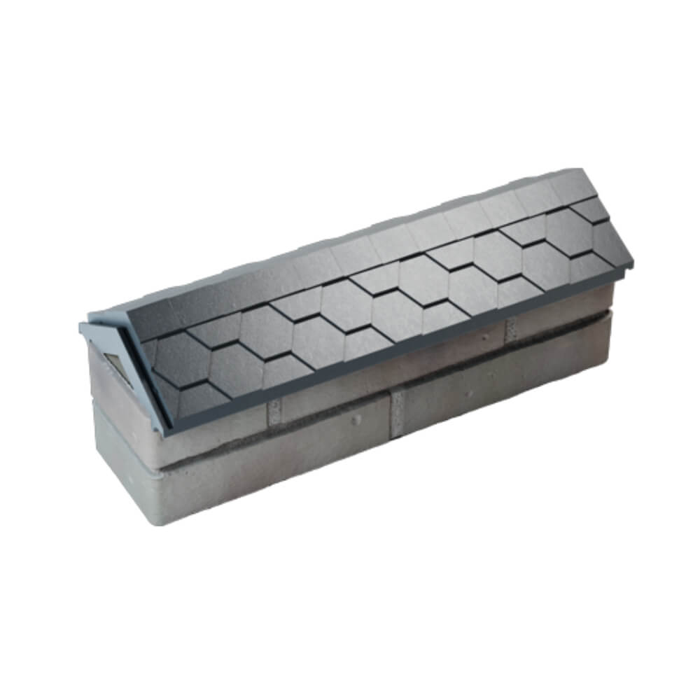 Парапет Zking Эверест Серый с посадкой на 0.5 кирпича (130мм) в Нижнекамске фото